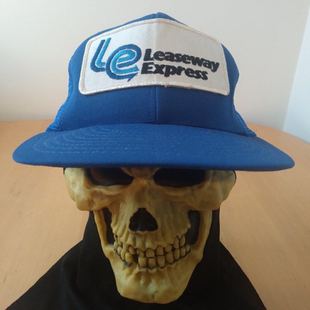 Vintage Leaseway Express Patch Snap Back Trucker Hat